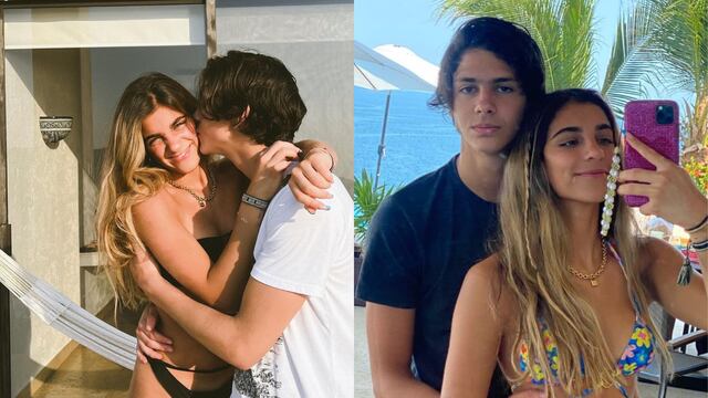 Mar de Regil y su novio Michel Chamlati.