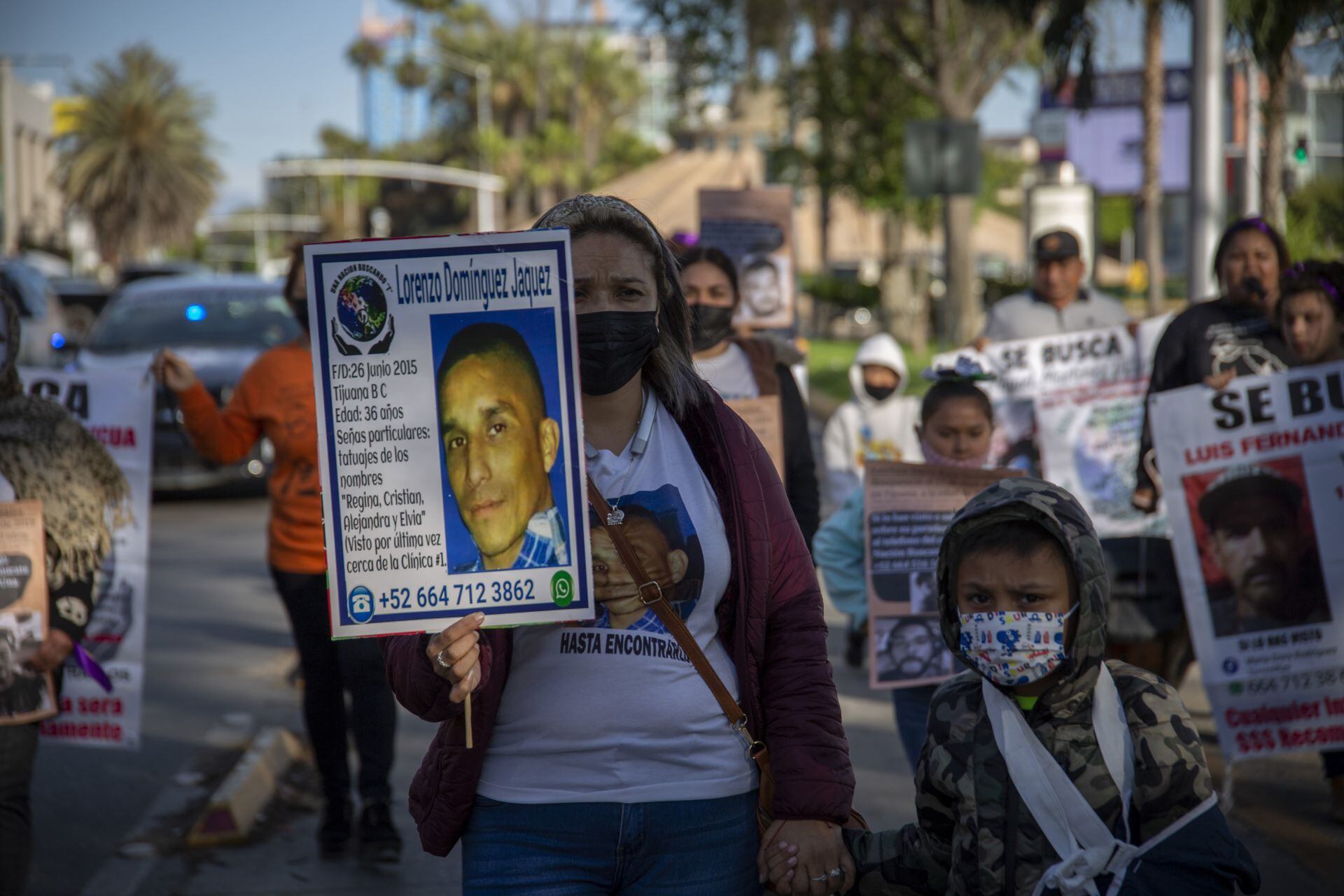Protesta por desaparecidos en México