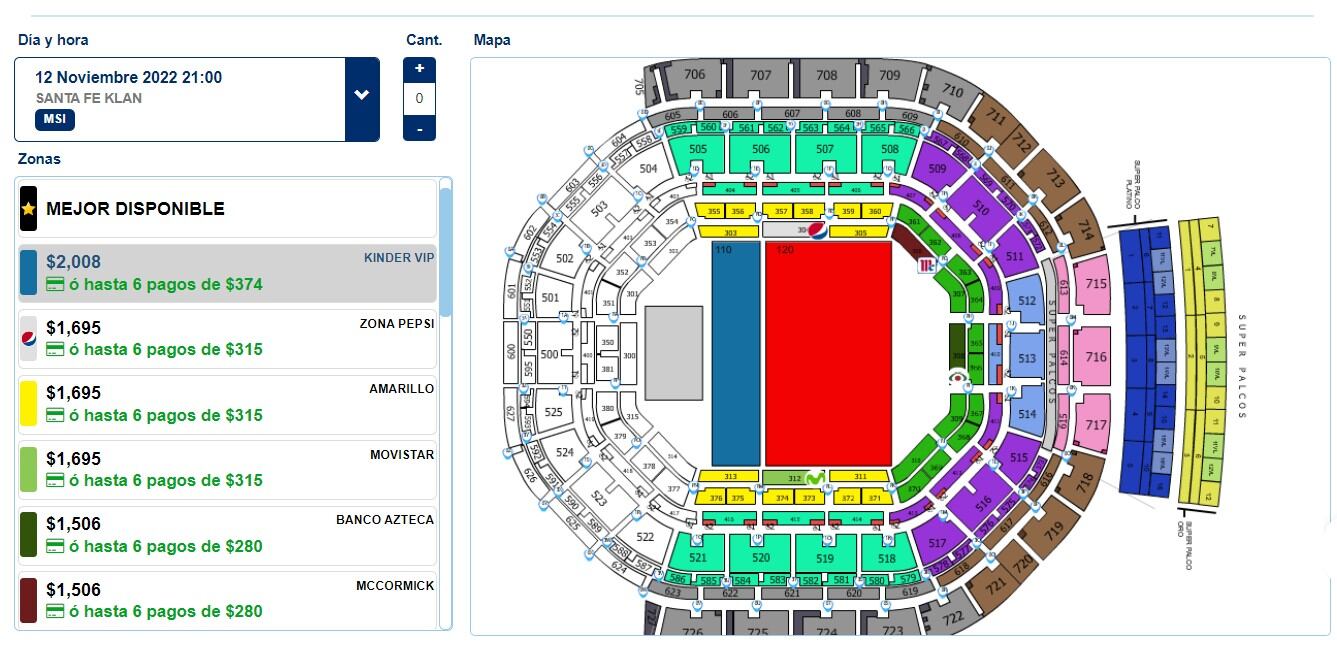 Boletos para Santa Fe Klan en la Arena CDMX