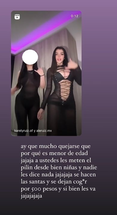 Karely Ruiz justifica la forma en que promovió a su hermana menor de edad.