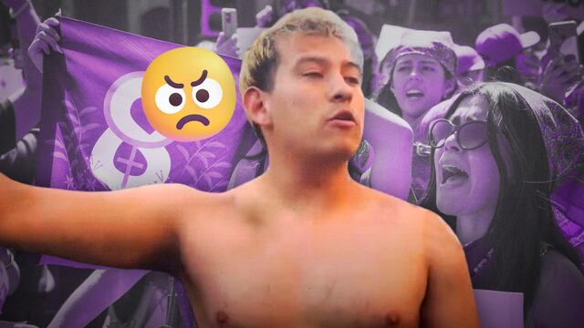 Abraham Precilla Baga, detenido por agresión en marcha del 8M