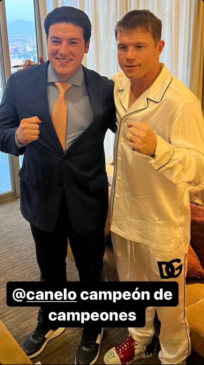 Samuel García y Mariana Rodríguez estarán en pelea del Canelo Álvarez