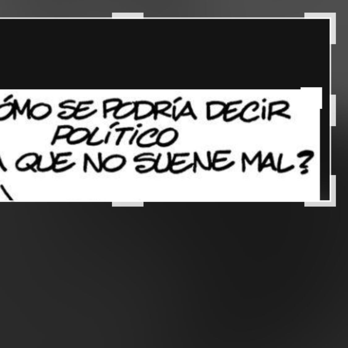 Un charco de eufemismos