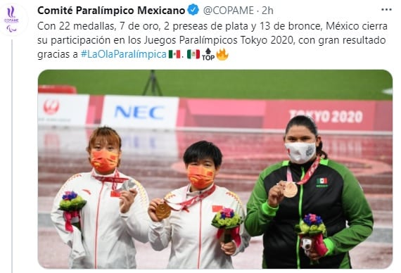 Rosa María Castro le dio a México su medalla 22 en Tokio