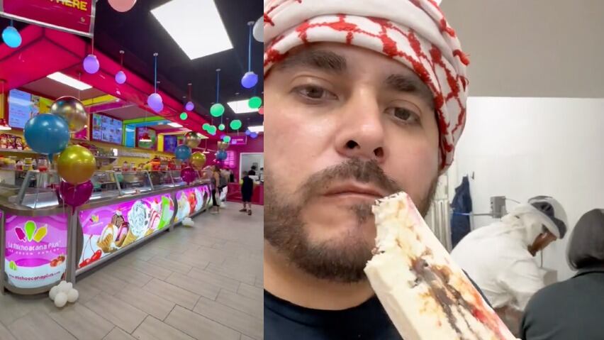VIDEO: Paletas de La Michoacana la están rompiendo en Dubai y así lo presumen en TikTok