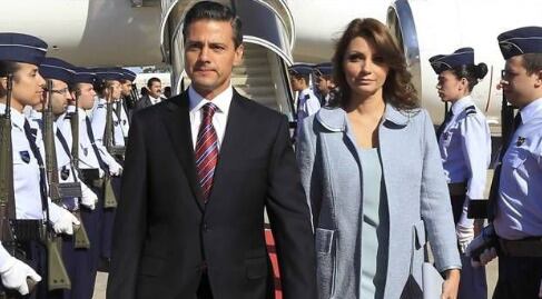 Angélica Rivera y Enrique Peña Nieto