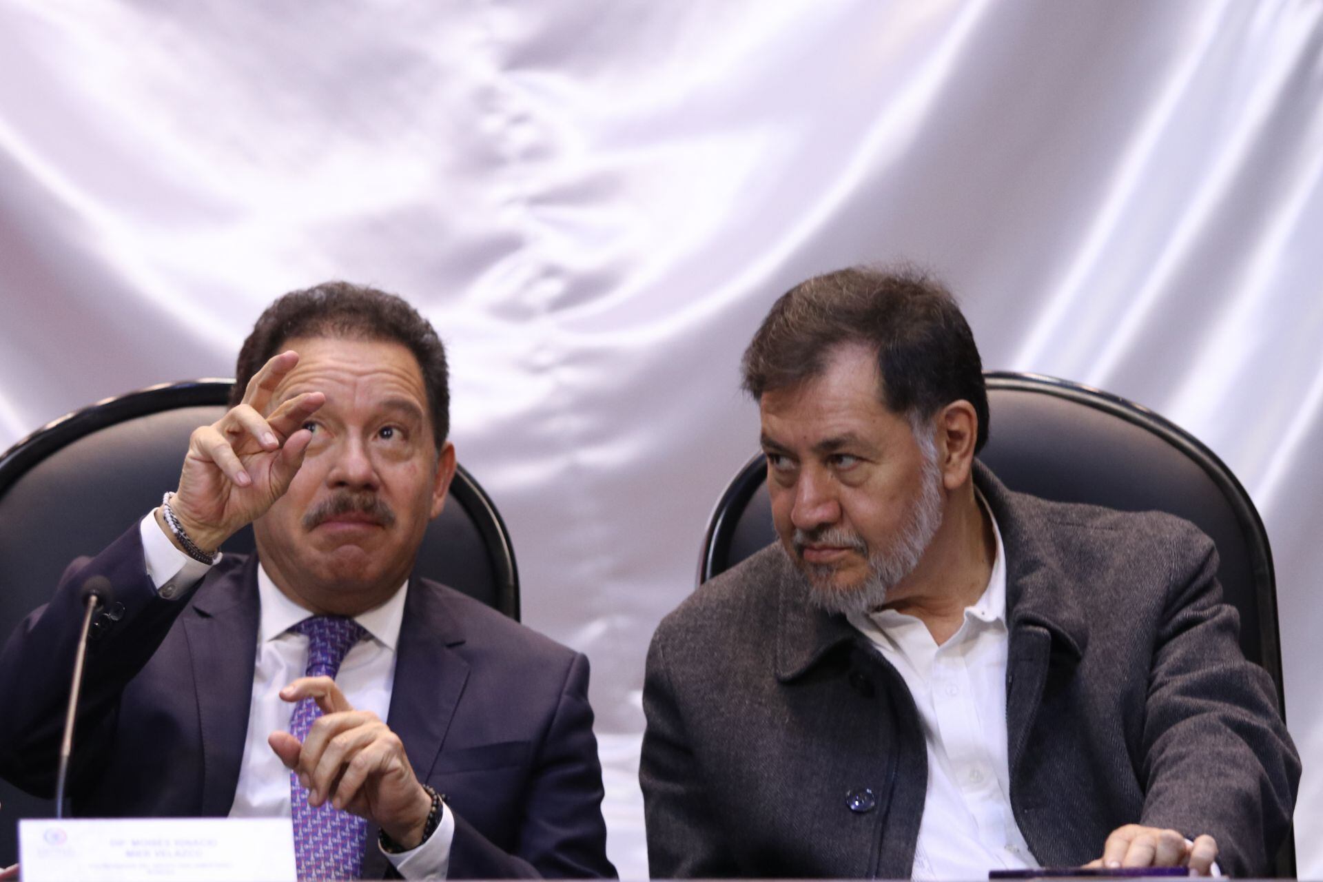 Gerardo Fernández Noroña e Ignacio Mier