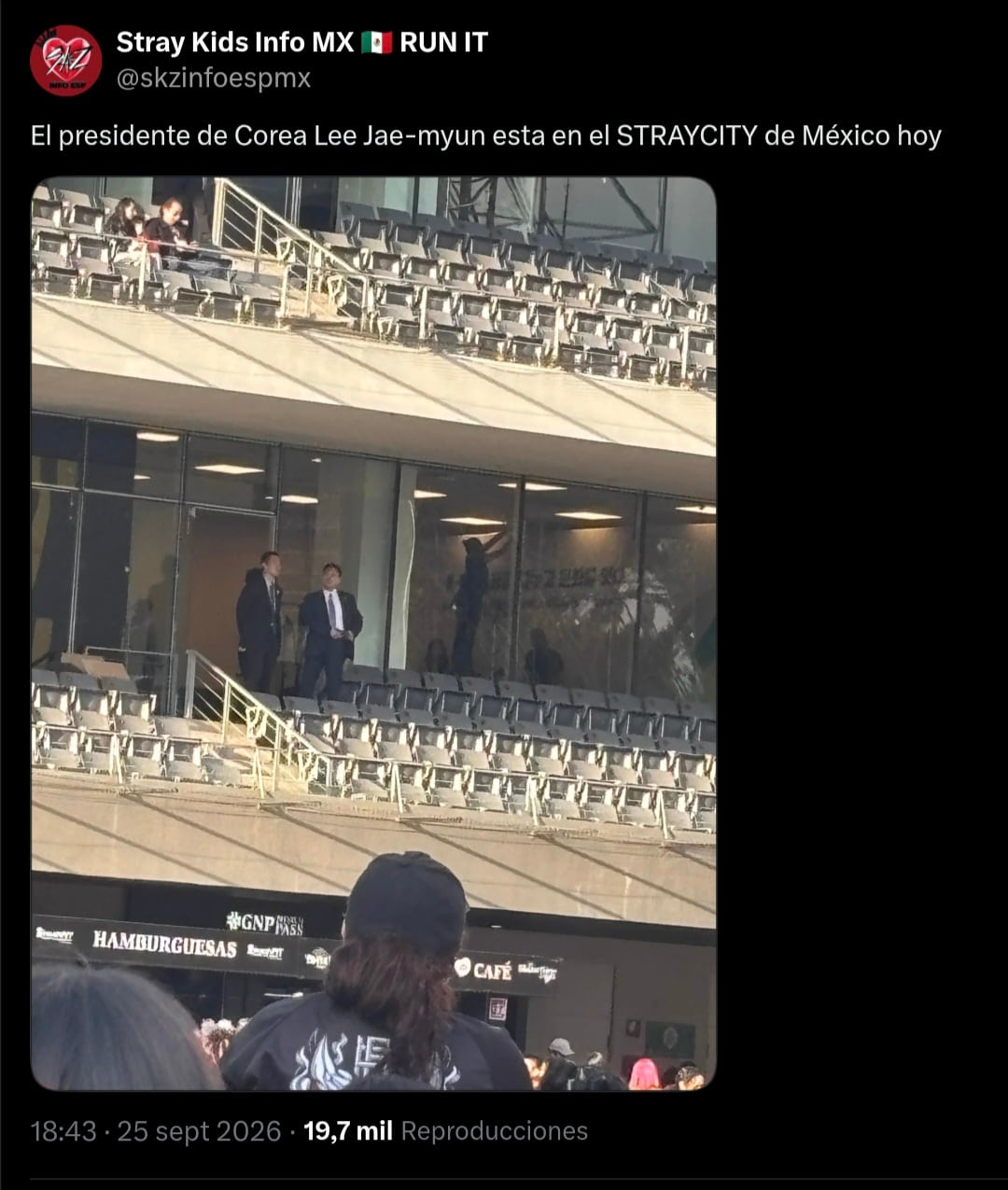 Lee Jae-myung verá en vivo a Stray Kids en el Estadio GNP