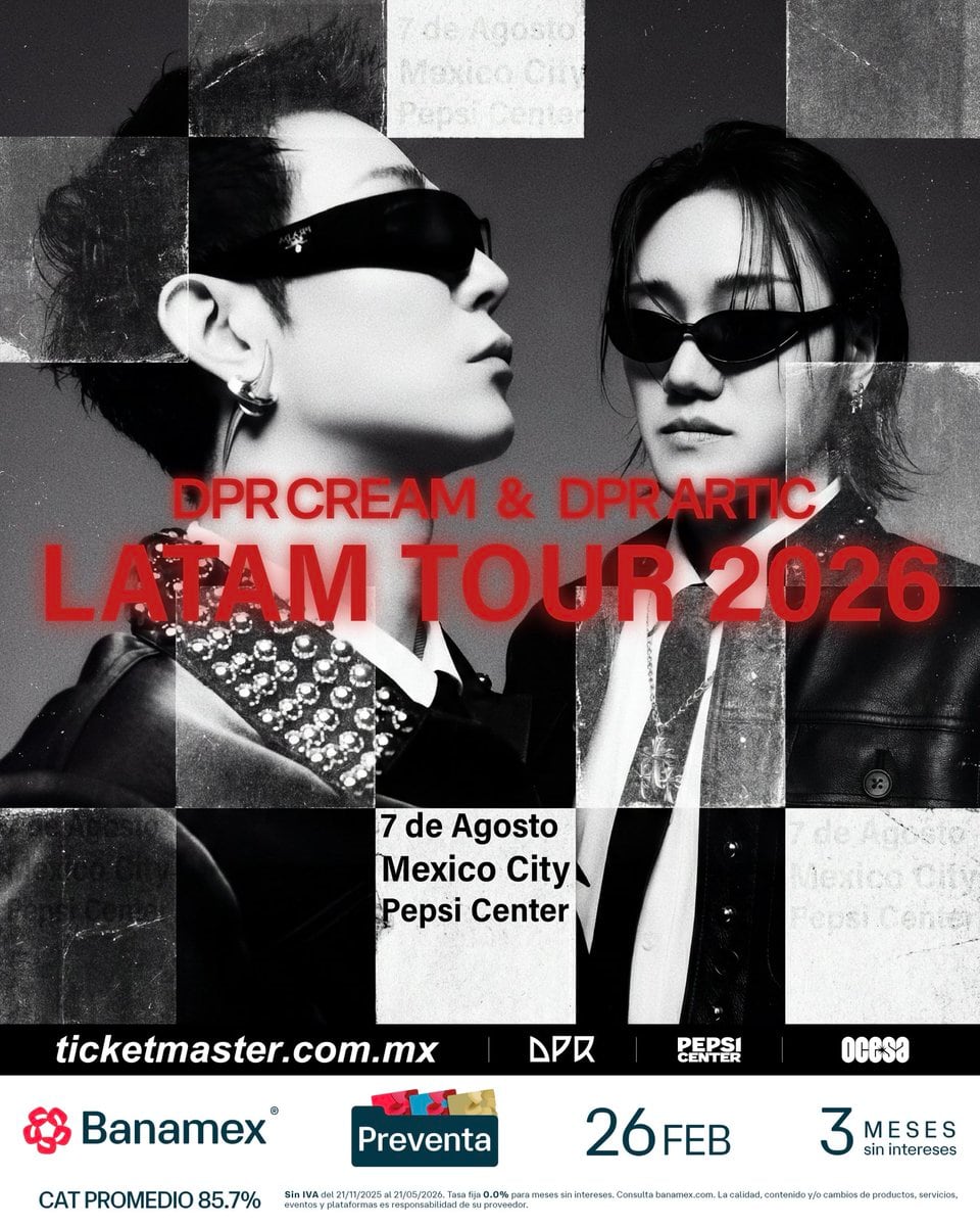 DPR Cream & DPR Artic vuelven a México: fecha y boletos para Pepsi Center WTC