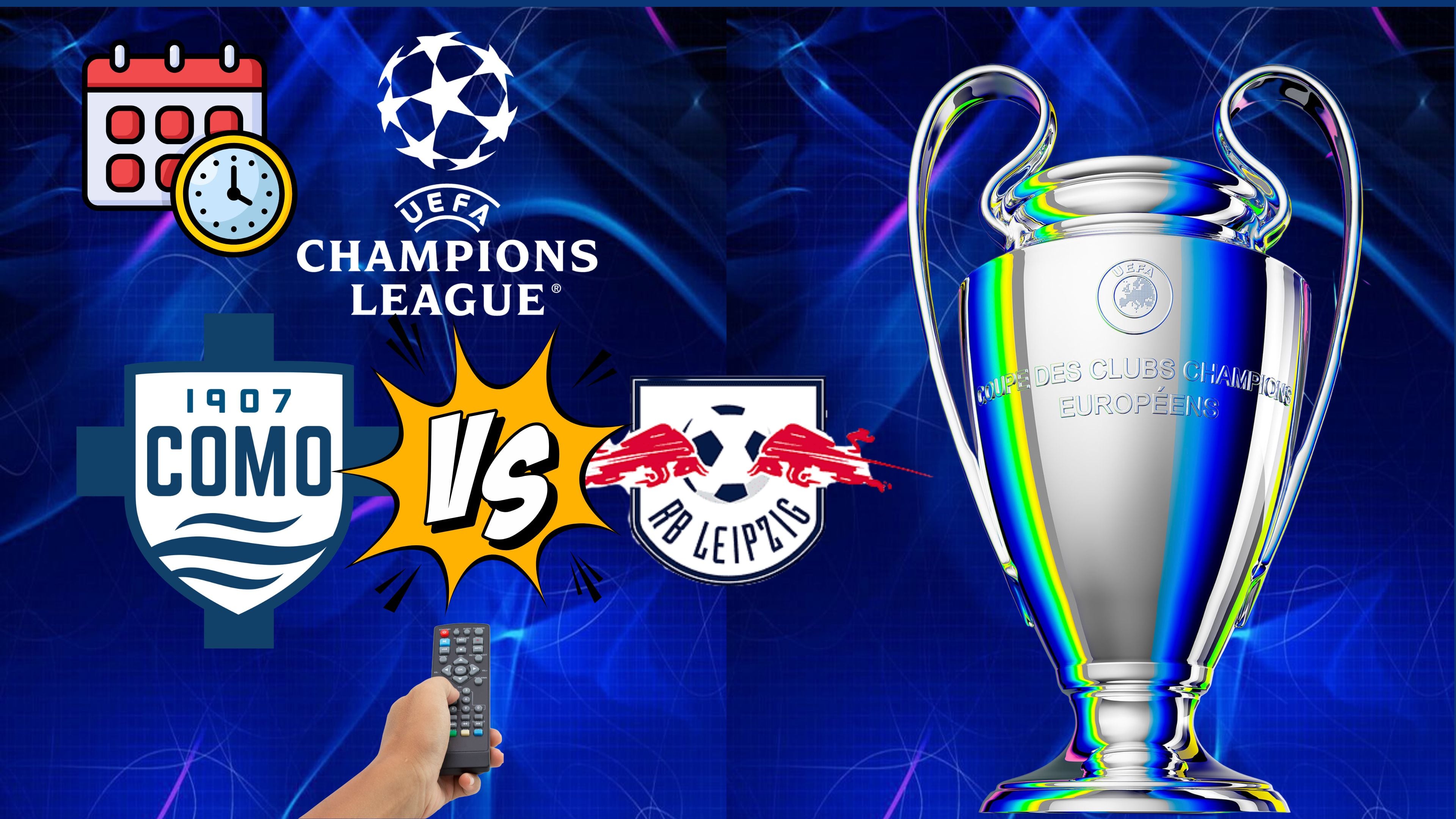 Como vs Leipzig: Hora y canal para ver el partido de la Jornada 1 de la Champions League
