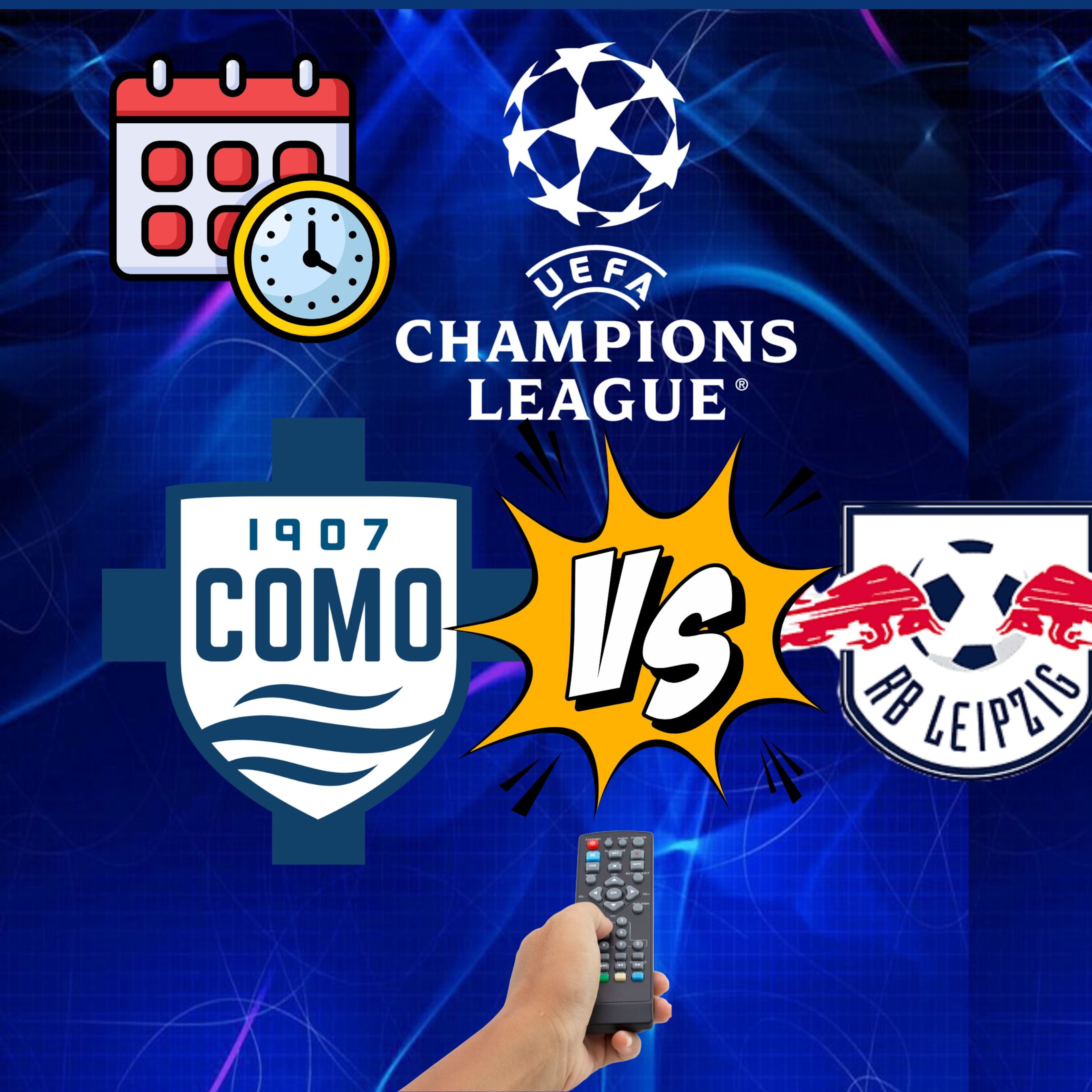 Como vs Leipzig: Hora y canal para ver el partido de la Jornada 1 de la Champions League