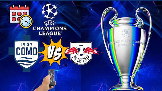 Como vs Leipzig: Hora y canal para ver el partido de la Jornada 1 de la Champions League.