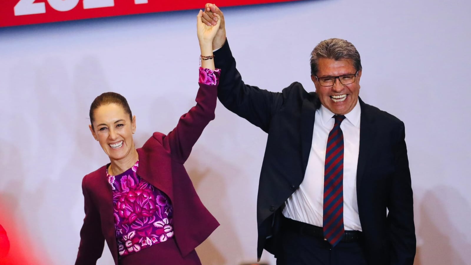 Ricardo Monreal respalda a Claudia Sheinbaum