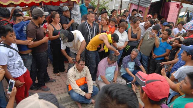 Agresiones a maestros en Chiapas-.