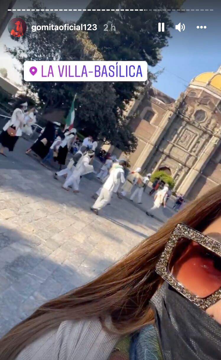 Gomita visita la Basílica de Guadalupe