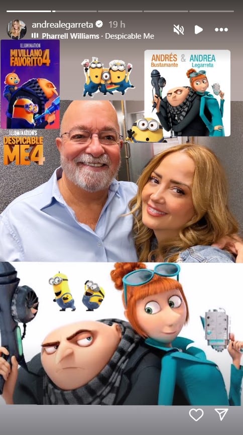 Andrea Legarreta y Andrés Bustamante