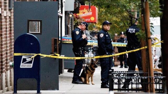 Cerco policiaco donde detuvieron al sospechoso