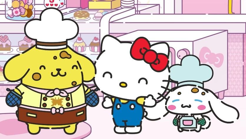 Hello Kitty y amigos en una súper competición culinaria