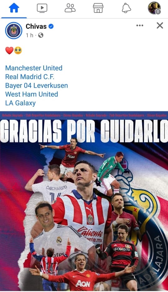 Regreso del Chicharito Hernández