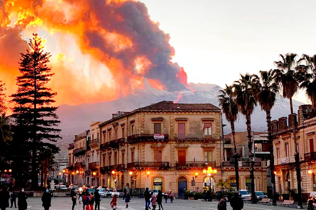 Erupción del volcán Etna