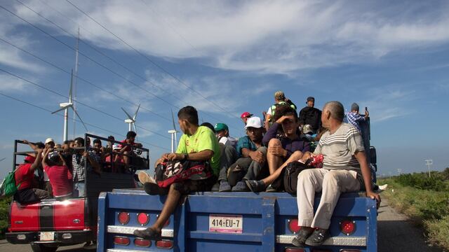Caravana migrante se acerca a México.