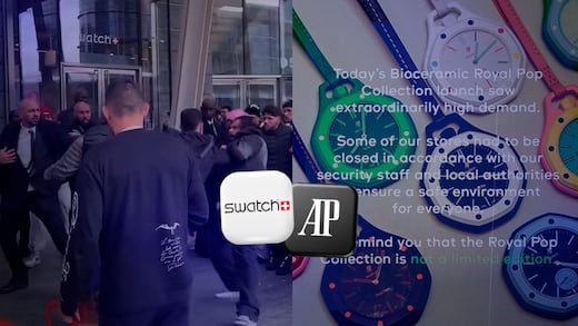Caos por reloj de Swatch y Audemars Piguet; aclaran que no es limitado