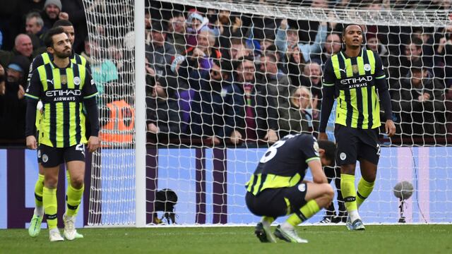 ¿Cómo quedó el Manchester City ante Aston Villa? Pep Guardiola suma otra derrota en la Premier League