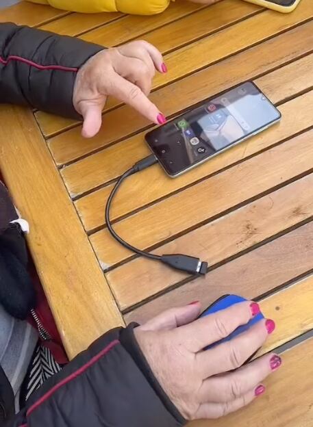 Conecta mouse a su celular