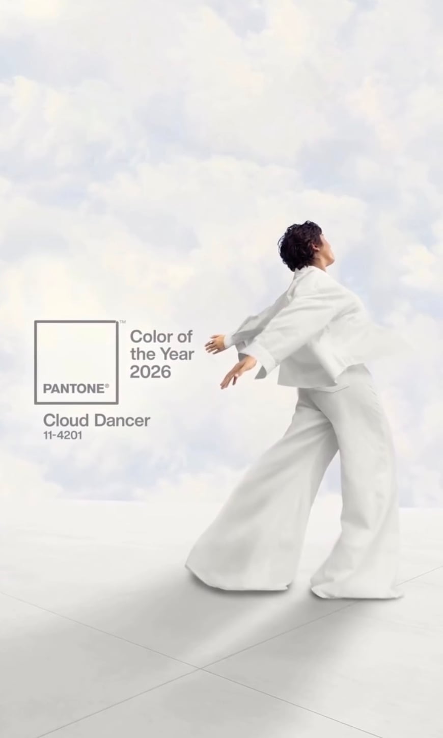 Cloud Dancer, el color del año 2026 de Pantone