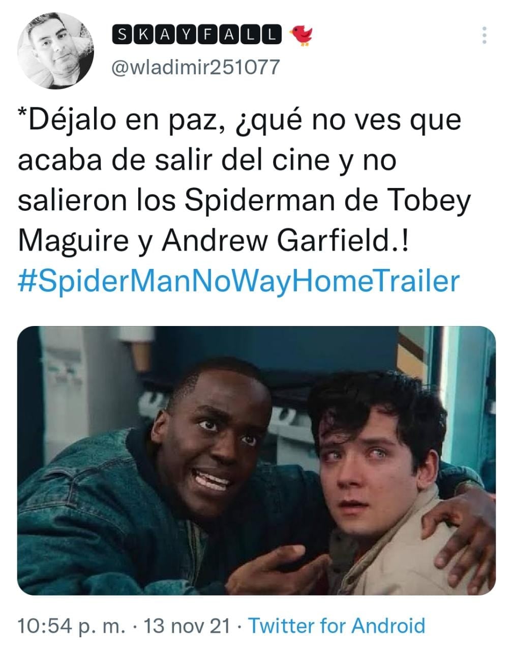 Meme de ‘Spider-Man: No Way Home’