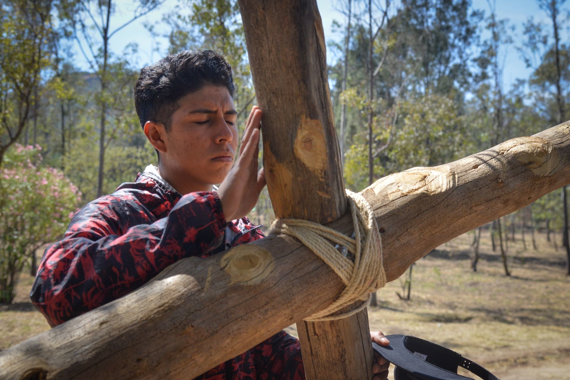 Axel González, se prepara para el papel del Cristo de Iztapalapa