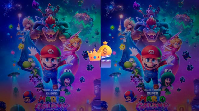 Super Mario Galaxy: La Película se mantiene en la cima con 35 millones en taquilla