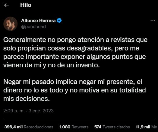Poncho Herrera revelas los motivos de sus ausencia para la gira RBD 2023