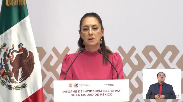 Gobierno de Claudia Sheinbaum redujo homicidios dolosos en CDMX