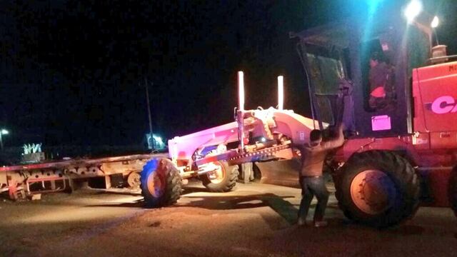 Enfrentamiento en Nochixtlán ayer en la noche