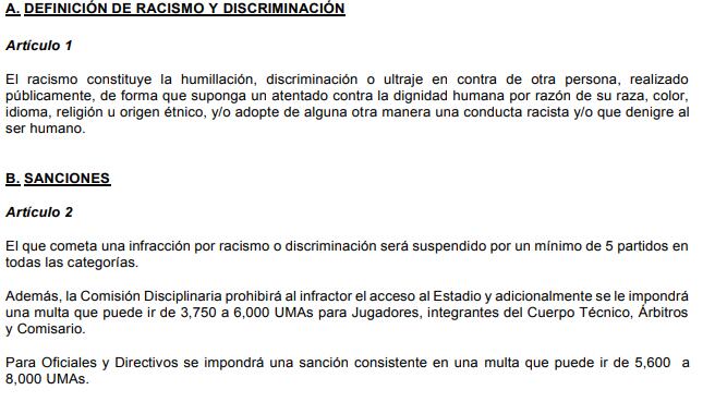 Reglamento de Sanciones