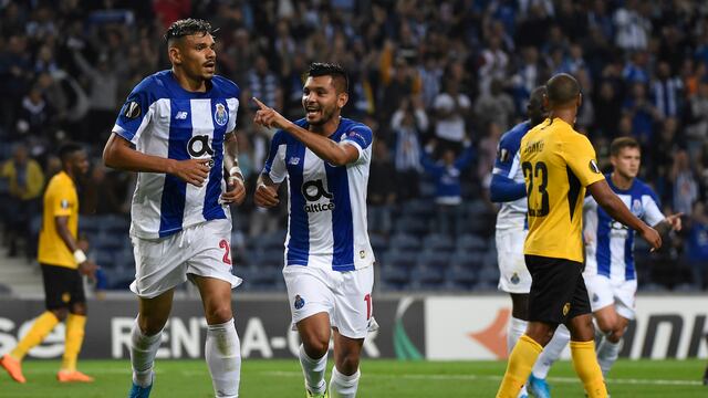 Corona celebra el gol del trunfo
