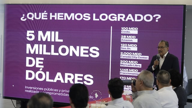 Escobedo capta 5 mil mdd en inversión; Andrés Mijes destaca crecimiento con orden.