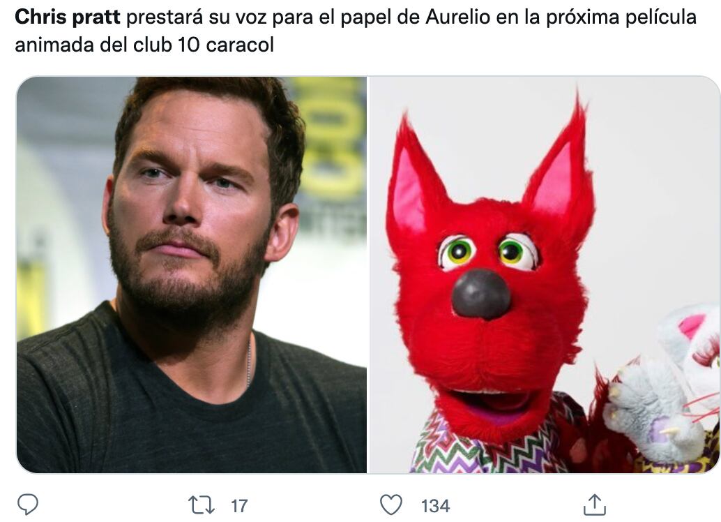 Memes sobre que Chris Pratt será Garfield