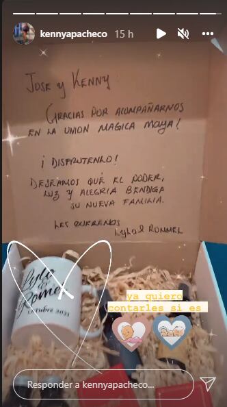 Kennya Pacheco habla de su embarazo.