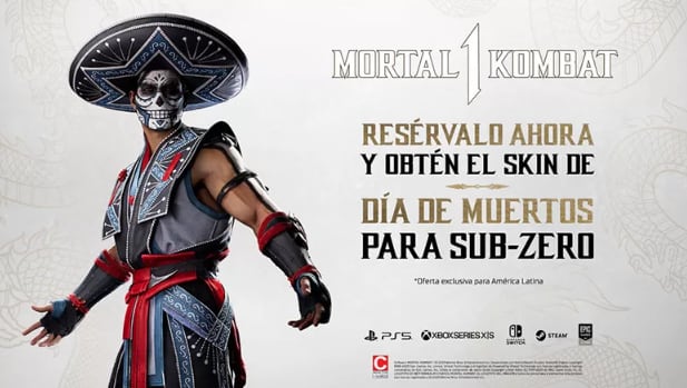Skins especiales de Mortal Kombat por el de Día de Muertos