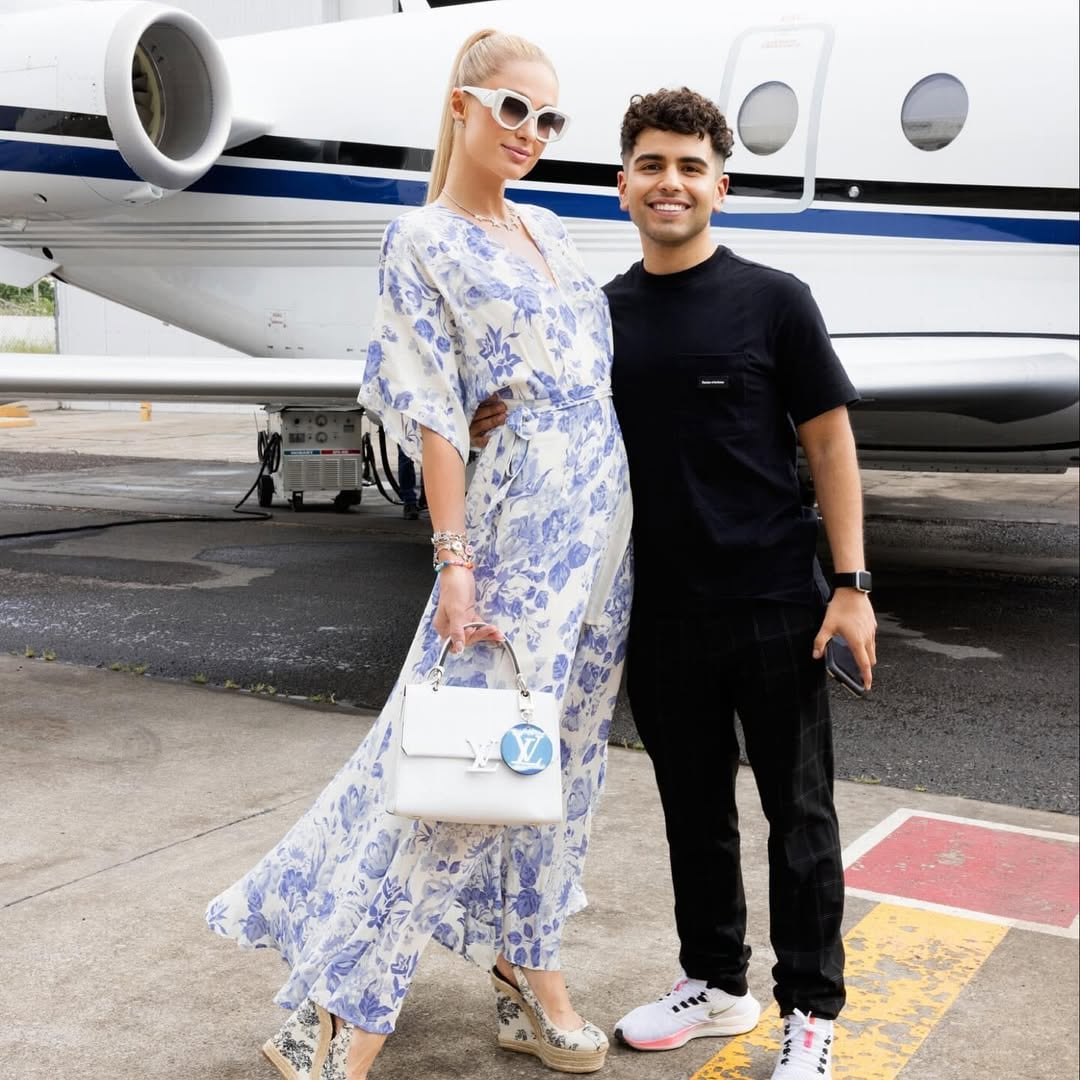 Paris Hilton y Raúl, su amigo mexicano