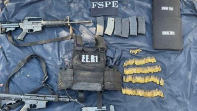 Armas aseguradas en Guanajuato