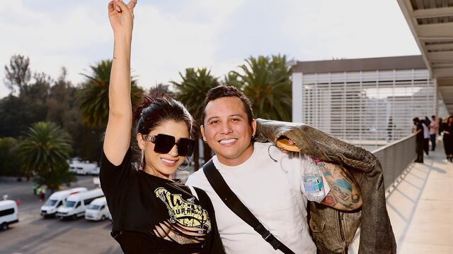 Edwin Luna y Kimberly Flores