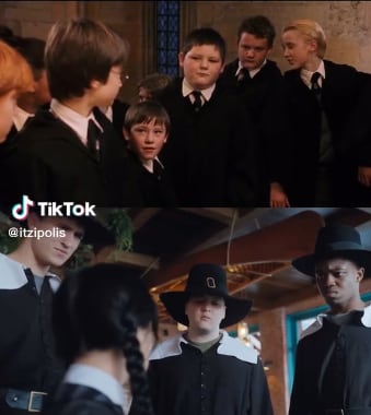 Bravucones en Merlina y Harry Potter