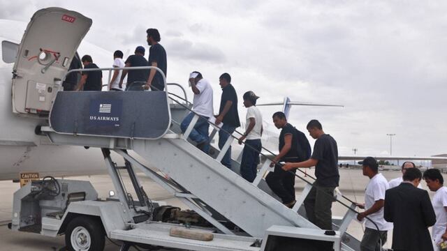 Mexicanos repatriados.