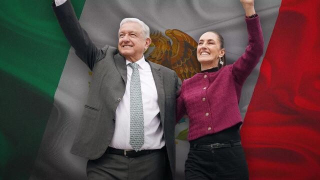 Claudia Sheinbaum y AMLO