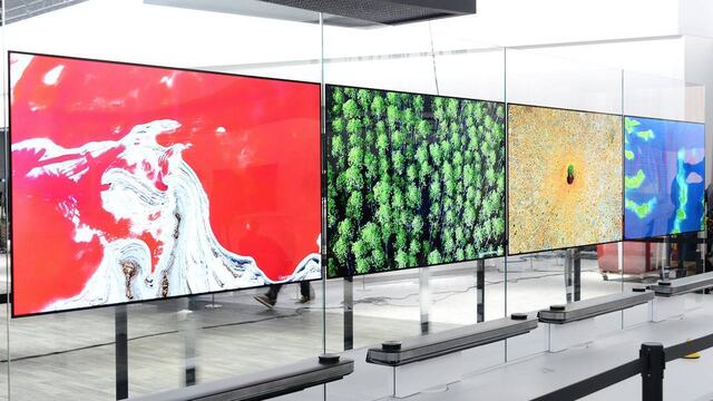 La LG SIGNATURE OLED TV Serie W.