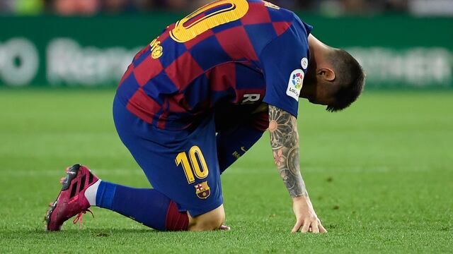 Messi sufrió un golpe en el duelo ante el Villarreal