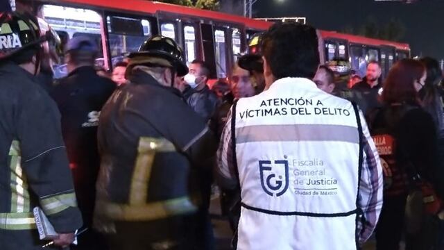 Fiscalía de CDMX inicia investigación por “lesiones culposas” en el choque del Metrobús Reforma